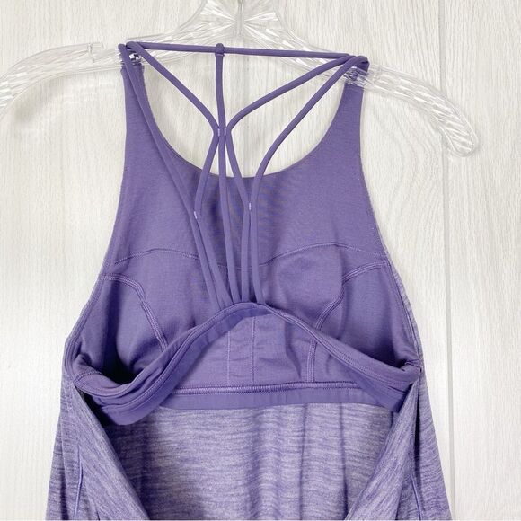 Lululemon | Raise The Barre Tank Heathered Viola Size 6 - Picture 4 of 10